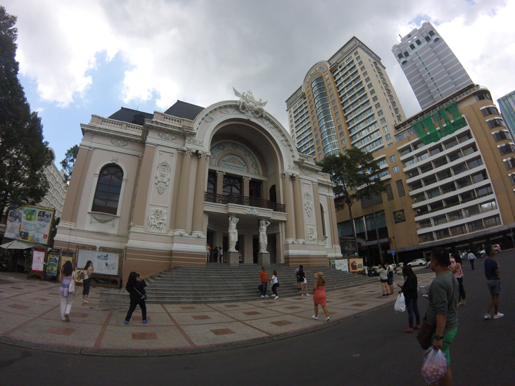 Opera house in Saigon, french style building