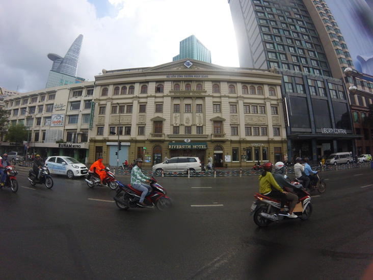 River Side hotel in ho chi minh a building with french style