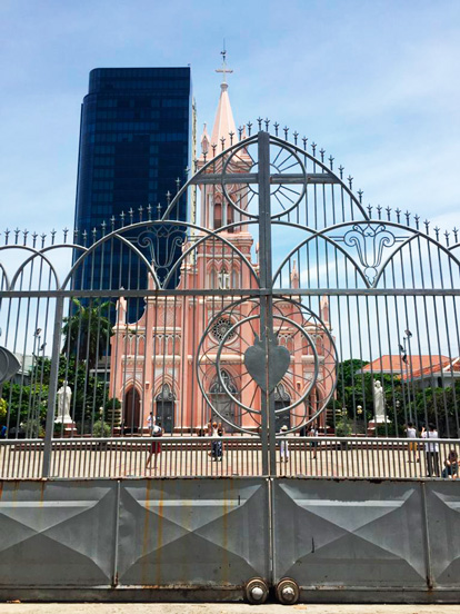 church in da nang with french style