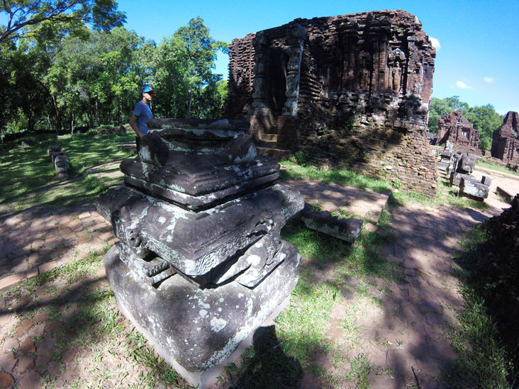 visiting my son ruins