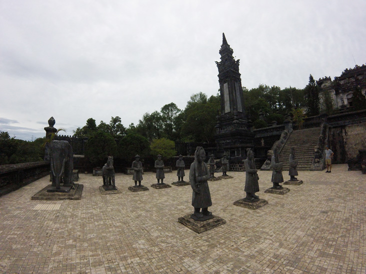 protector of the Khai Dinh tomb in hue. A very traditional thing in vietnam culture