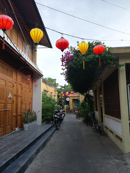 walking around cam nam island in hoi an