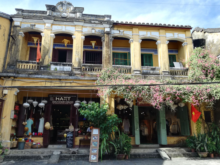 french style house in hoi an old town