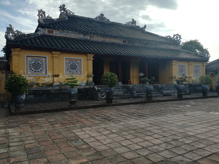 a building in the imperial city in hue