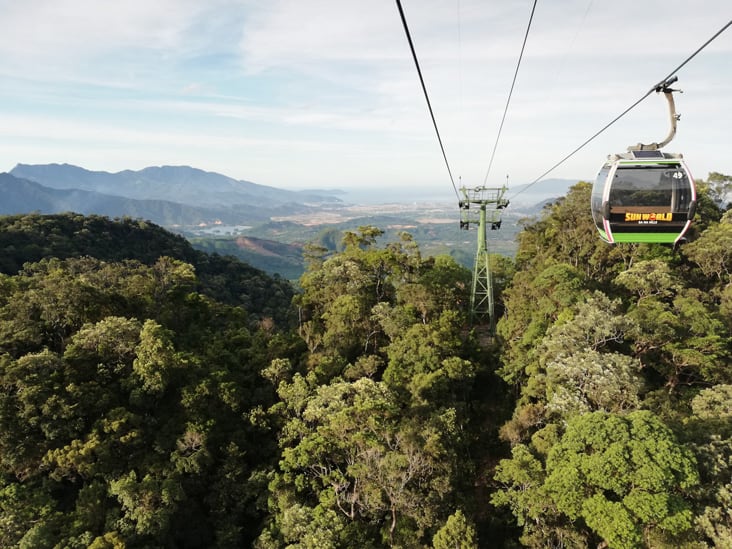 nice view from the cable car in ba na hills