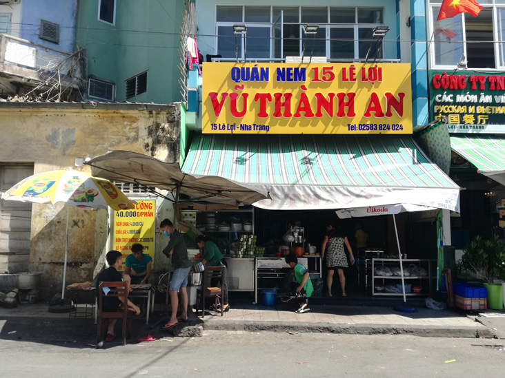 nha trang restaurant especialized in Nem Nuong