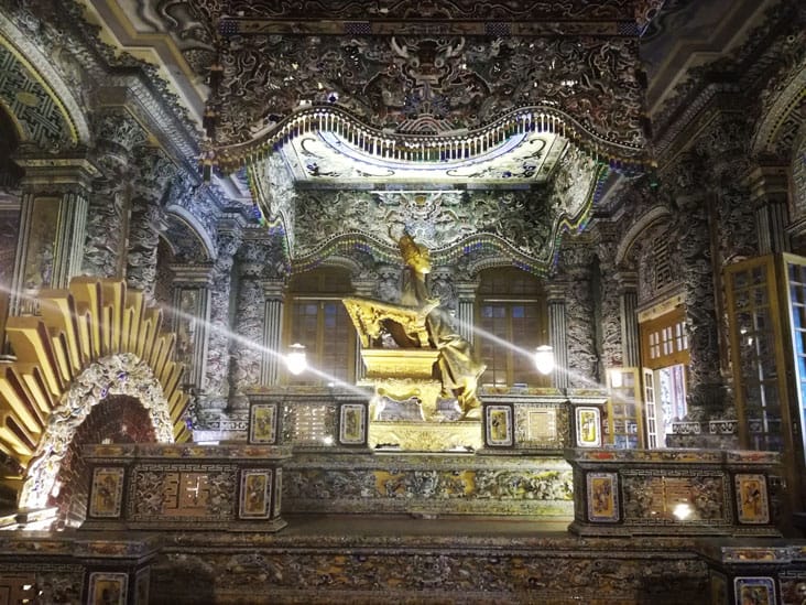 a very picturesque tomb in hue belonging to Khai Dinh