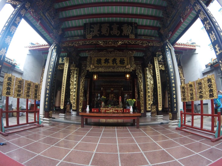 temple in chinatown in saigon vietnam