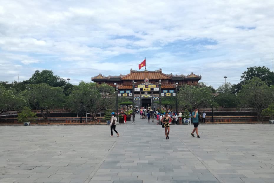 imperial citadel in hue city vietnam