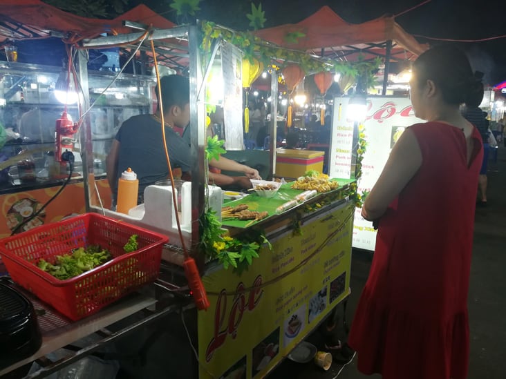 food truck in • Ben Thanh night market in ho chi minh